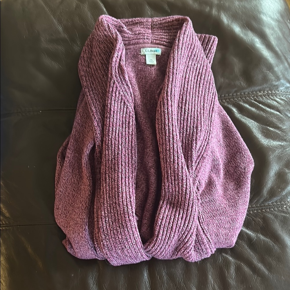 L.L. Bean Women's Plum Cardigan